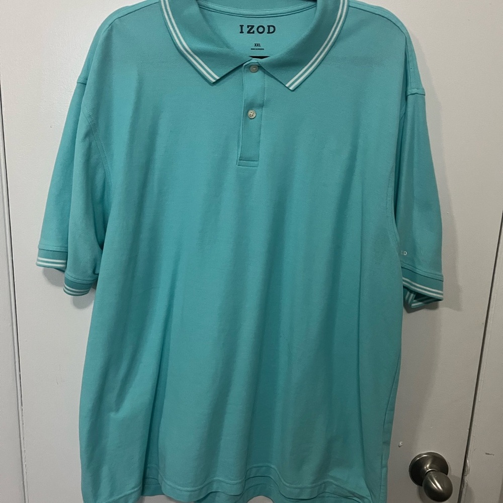 IZOD Men's Aqua Polo Shirt
